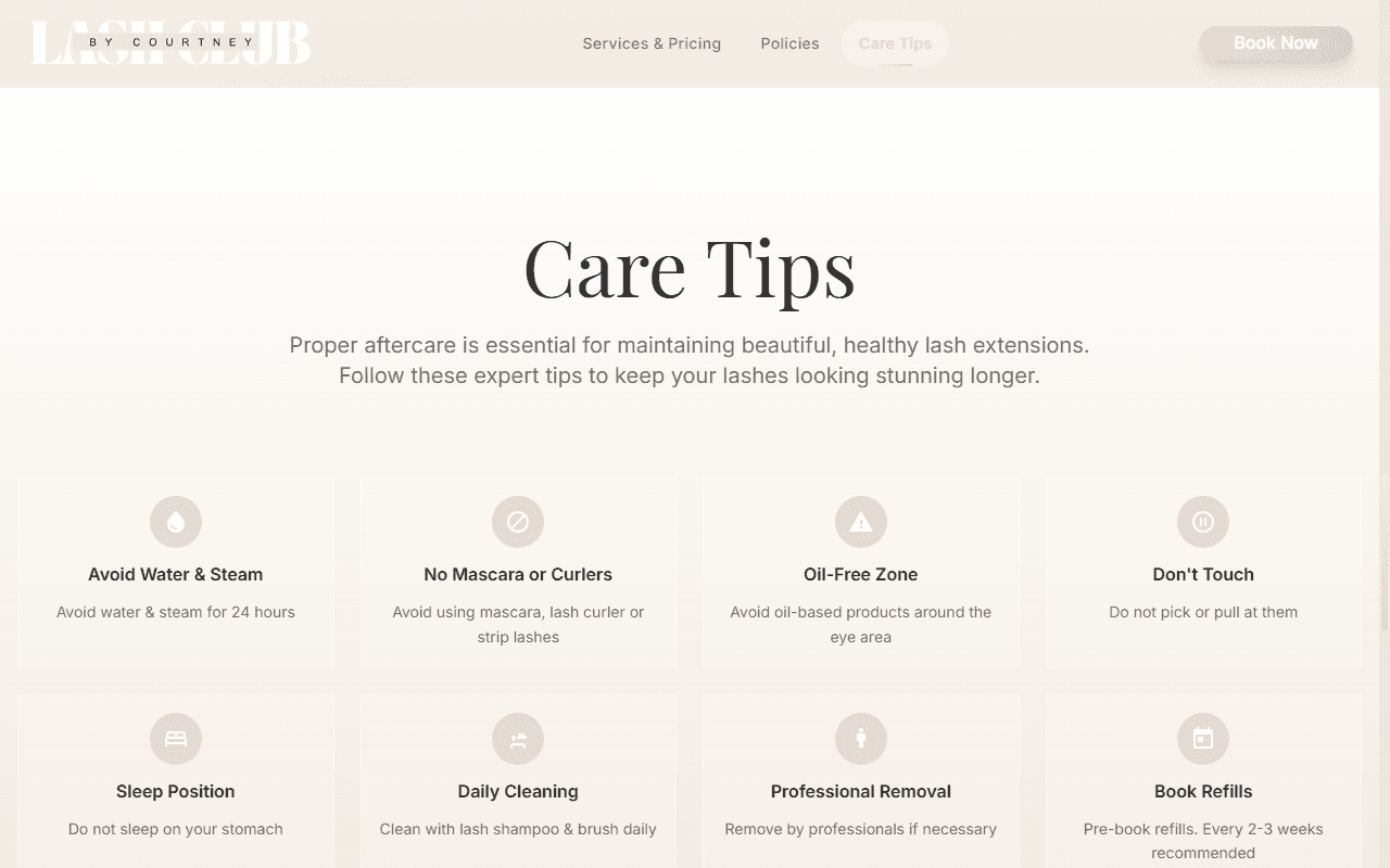 Lash Club by Courtney screenshot 4