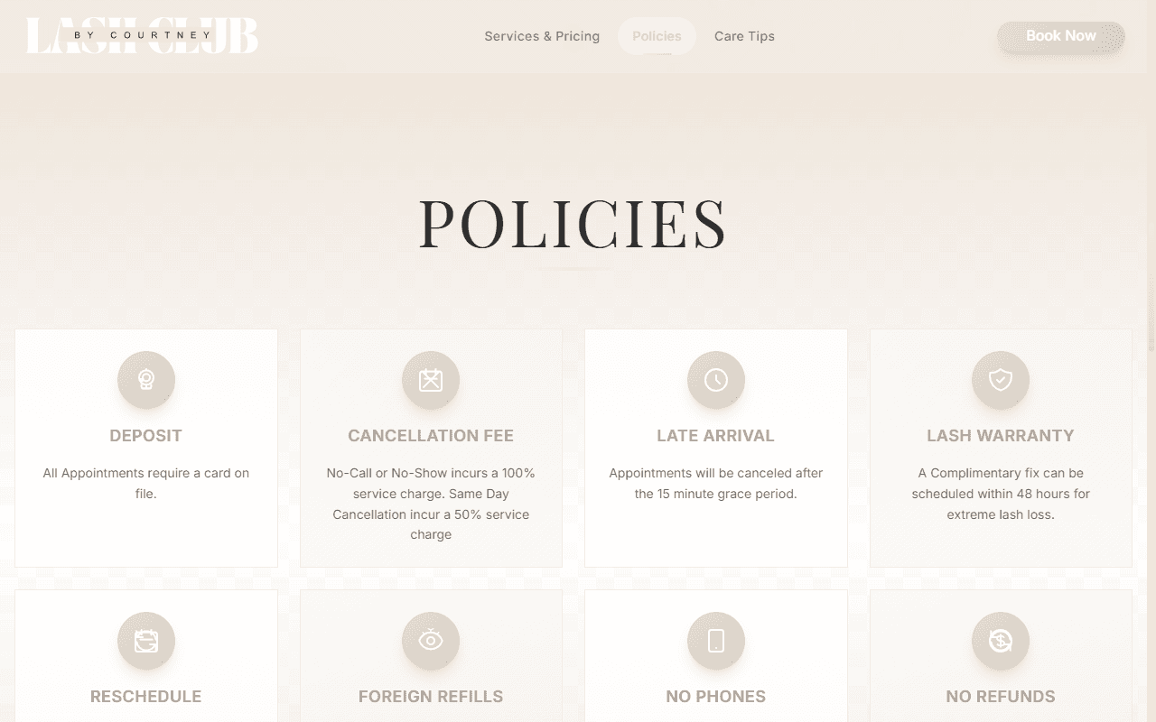 Lash Club by Courtney screenshot 3