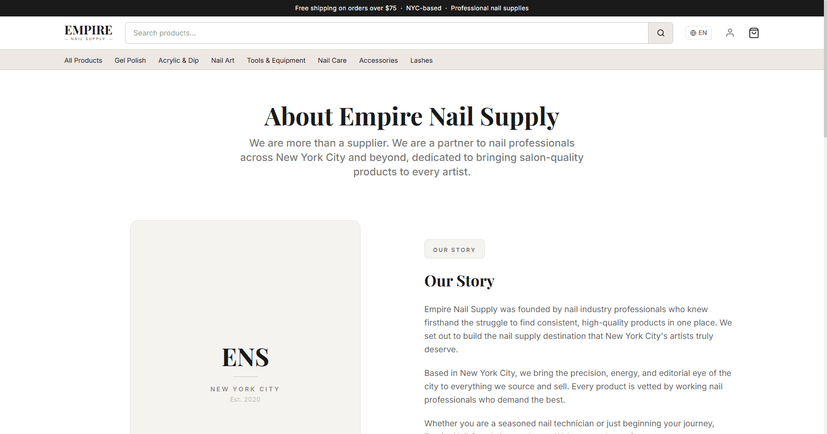 Empire Nail Supply screenshot 4